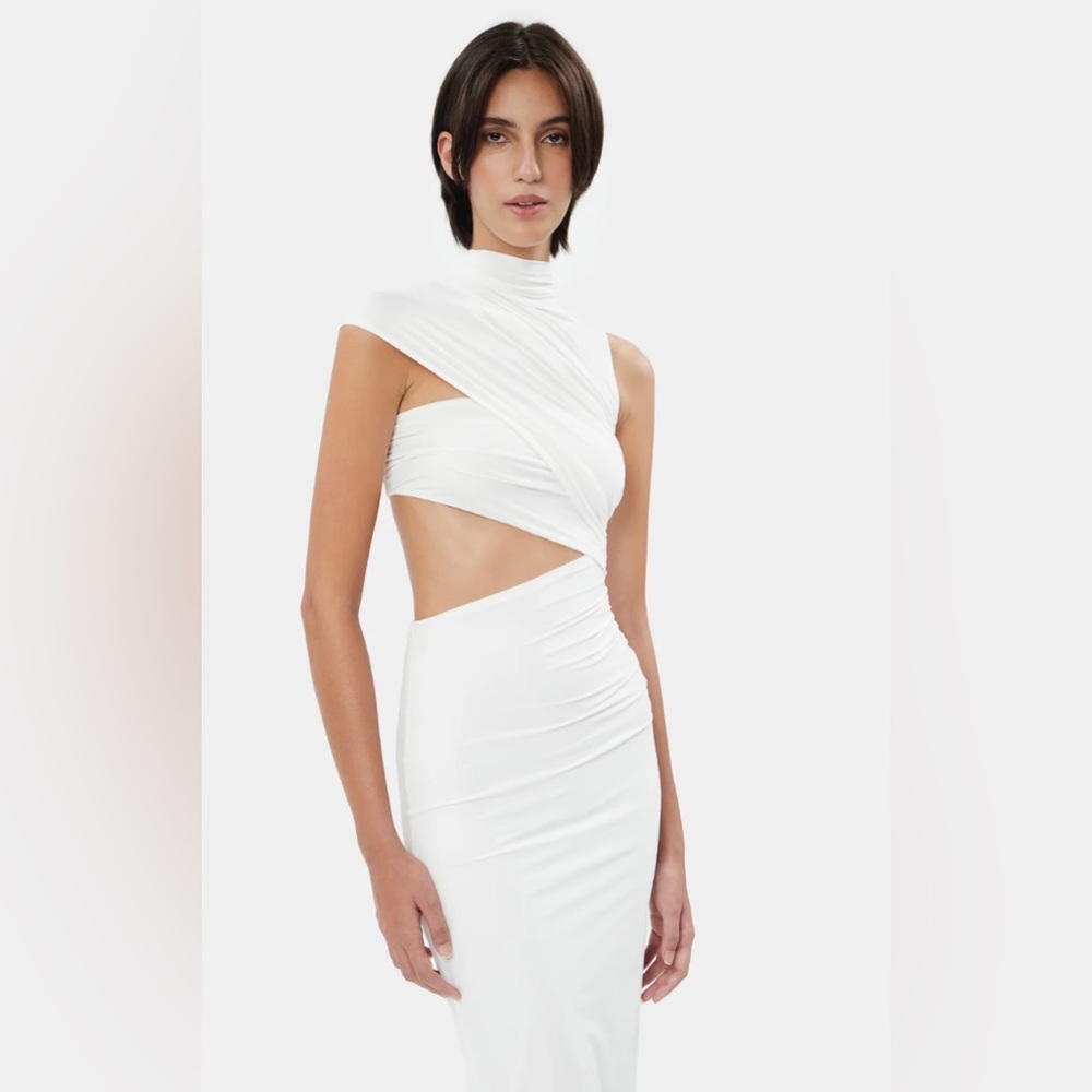 Amazuin MUSIA OFF WHITE top and skirt set - Picture 2 of 10